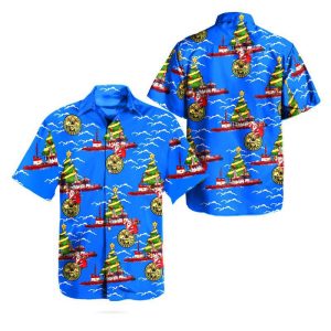 San Francisco Fire Department (SFFD) Phoenix Fireboat Christmas Hawaiian Shirt For Men Women