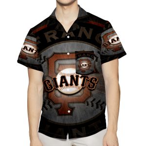 San Francisco Giants Art 14 3D All Over Print Summer Beach Hawaiian Shirt With Pocket