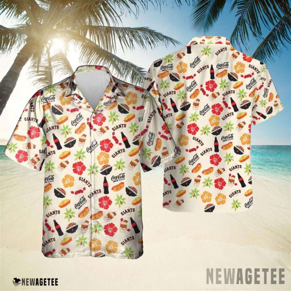 San Francisco Giants Coca Cola Aloha Foodie Hawaiian Shirt