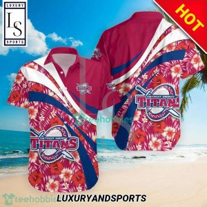 Shop Detroit Mercy Titans NCAA Hibiscus Hawaiian Shirt – Tropical Flower Design