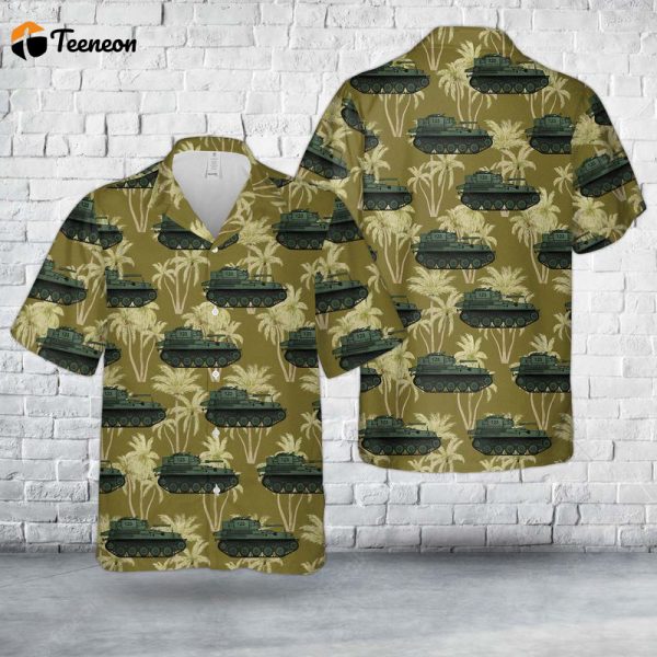 Spanish Navy CVR(T) FV101 Scorpion Hawaiian Shirt Gift for Dad Father Days