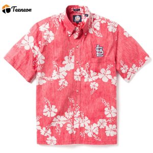 St Louis Cardinals Hibiscus Flower Pattern Best Hawaiian Shirt Gift For Men And Women