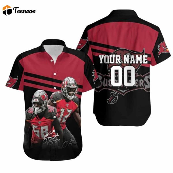 Tampa Bay Buccaneers Kwon Alexander Tom Brady Signed For Fans 3D Printed Personalized Hawaiian Shirt