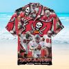 Tampa Bay Buccaneers Print Short Sleeve Hawaiian Shirt