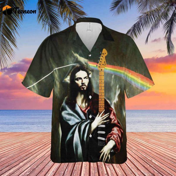 The Prophecy Of Prog David Gilmour Jesus Hawaiian Pink Floyd Shirt Gift For Men Women