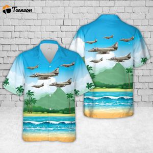 U.S Navy VA-146 A-4 Skyhawk Hawaiian Shirt Gift for Dad Father Days