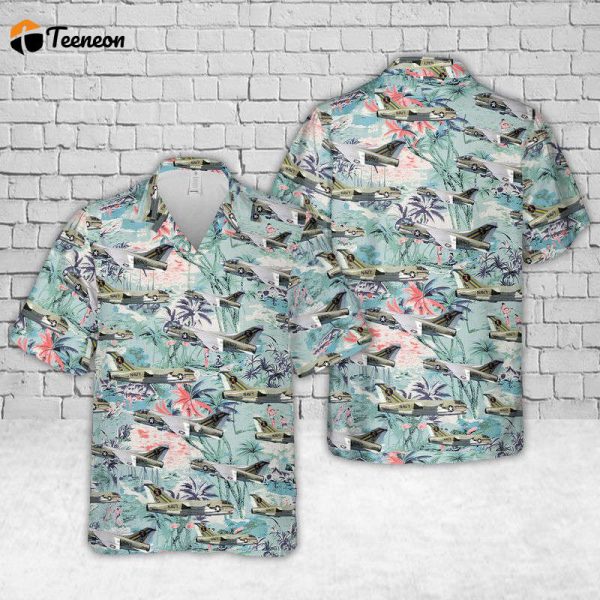 U.S Navy VA-66 A-7E Corsair Hawaiian Shirt Gift for Dad Father Days