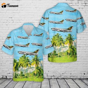 US Navy A7E Corsair II Of VA-25 Fist Of The Fleet Hawaiian Shirt Gift for Dad Father Days