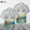 US Navy Attack Squadron 215 Barn Owls A-7B Corsair IIs Hawaiian Shirt – Unique Father s Day Gift!