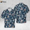 US Navy Blue Angels #6 F/A-18E Christmas Hawaiian Shirt Gift for Dad Father Days