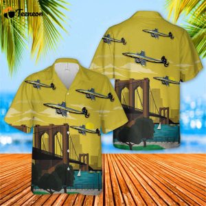 US Navy Blue Angels Lockheed C-121 Hawaiian Shirt Gift for Dad Father Days