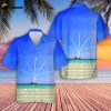 US Navy Blue Angels Show over Pensacola Beach Pier Hawaiian Shirt Gift for Dad Father Days