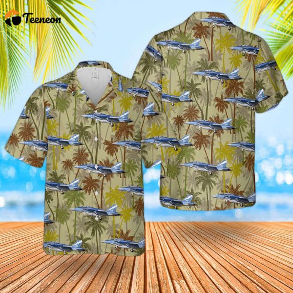 US Navy Boeing EA-18G Growler Of VAQ-129 ” Vikings” Hawaiian Shirt Gift for Dad Father Days