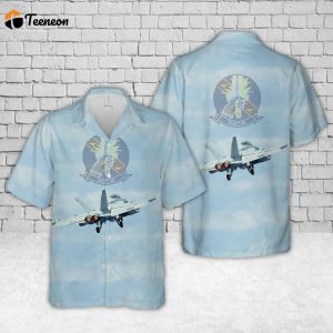 US Navy Boeing EA-18G Growler Of VAQ-136 ‘Gauntlets’ Hawaiian Shirt Gift for Dad Father Days