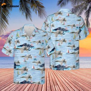 US Navy Boeing F/A-18F Super Hornet “Green Hornet” Hawaiian Shirt Gift for Dad Father Days