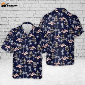 US Navy Chief Petty Officer Backbone Anchor Hawaiian Shirt Gift for Dad Father Days