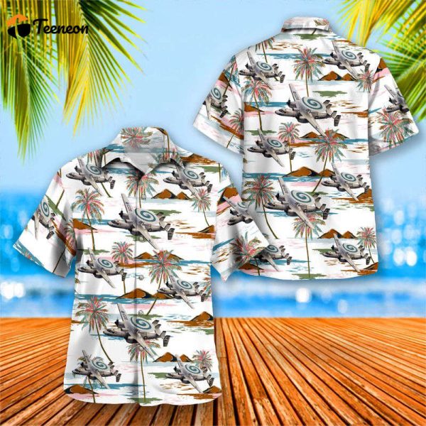 US Navy E-2C Scewtops Hawaiian Shirt Gift for Dad Father Days