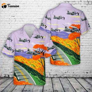 US Navy E-2D Of VAW-125 Tigertails Hawaiian Shirt Gift for Dad Father Days