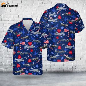 US Navy EA-6B Prowler Hawaiian Shirt for Dad – Perfect 4th of July Gift!