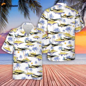 US Navy F-14D(R) From VF-213 “Blacklions” Hawaiian Shirt Gift for Dad Father Days