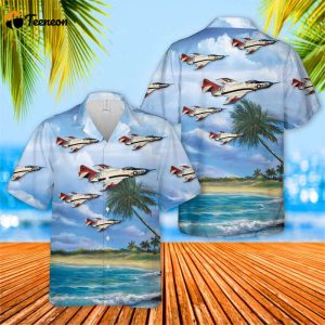 US Navy Grumman F-9 Cougar Hawaiian Shirt Gift for Dad Father Days