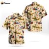 US Navy Historical Aircraft North American T-28 Trojan Hawaiian Shirt Gift for Dad Father Days