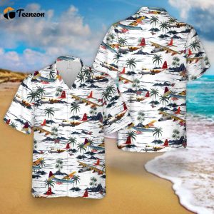 US Navy Lockheed DC-130 Hawaiian Shirt Gift for Dad Father Days