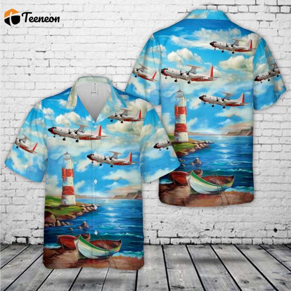 US Navy Lockheed NP-3C Orion Hawaiian Shirt Gift for Dad Father Days