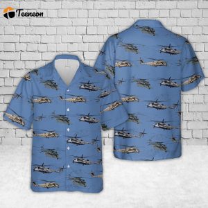 US Navy MH-53 Sea Dragon Hawaiian Shirt Gift for Dad Father Days