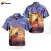 US Navy Northrop F-5N Tiger Independence Day The Statue of Liberty Hawaiian Shirt Gift for Dad Father Days