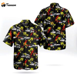 US Navy Northrop Grumman E-2D Advanced Hawkeye of VAW-125 Tigertails Hawaiian Shirt Gift for Dad Father Days