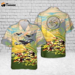 US Navy Northrop Grumman EA-6B Prowler VAQ-138 “Yellow Jackets” Hawaiian Shirt Gift for Dad Father Days