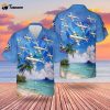 US Navy P-3 Orion Of Patrol Squadron 31 VP-31 “Black Lightnings” Hawaiian Shirt Gift for Dad Father Days