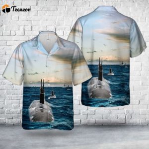 US Navy Submarine Bubblehead Hawaiian Shirt Gift for Dad Father Days