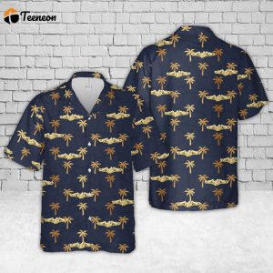 US Navy Submarine Supply Corps Hawaiian Shirt Gift for Dad Father Days