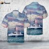 US Navy USS Arnold J. Isbell (DD-869) Hawaiian Shirt Gift for Dad Father Days