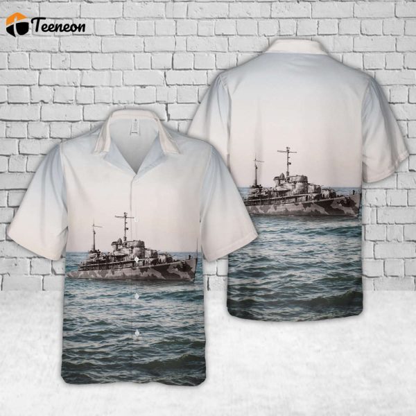 US Navy USS Barnegat (AVP-10) Hawaiian Shirt Gift for Dad Father Days