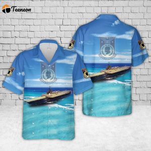 US Navy USS Forrestal (CVA-59) Hawaiian Shirt Gift for Dad Father Days