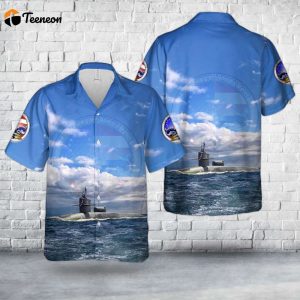 US Navy USS Georgia (SSBN-729/SSGN-729) Ohio-class submarine Hawaiian Shirt Gift for Dad Father Days