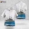 US Navy USS Grapple (ARS-53) Safeguard-class Rescue And Salvage Ship Hawaiian Shirt Gift for Dad Father Days