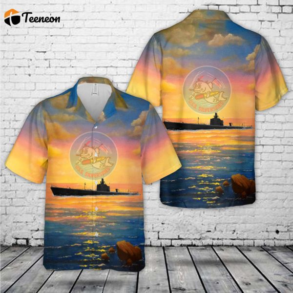 US Navy USS Silversides (SS-236) Gato-class submarine In WWII Hawaiian Shirt Gift for Dad Father Days