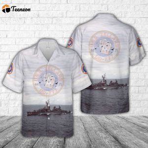 US Navy USS Zellars (DD-777) Hawaiian Shirt Gift for Dad Father Days