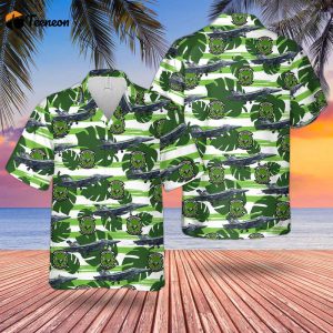 US Navy VA-195 Dambusters F/A-18E Super Hornet Hawaiian Shirt Gift for Dad Father Days