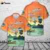 US Navy VAQ-130 Zappers 2021 EA-18G Growler Hawaiian Shirt Gift for Dad Father Days