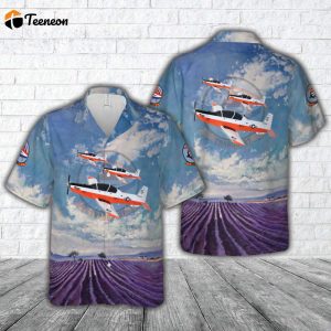 US Navy VT-27 Beechcraft T-6b Texan II Hawaiian Shirt Gift for Dad Father Days