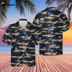 US Navy Vought F-8E Crusader Of VF-33 Hawaiian Shirt Gift for Dad Father Days