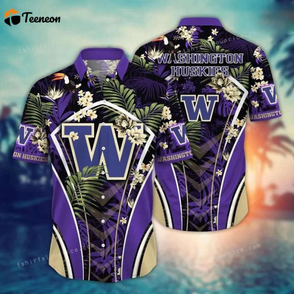 Washington Huskies  Hawaii Shirt