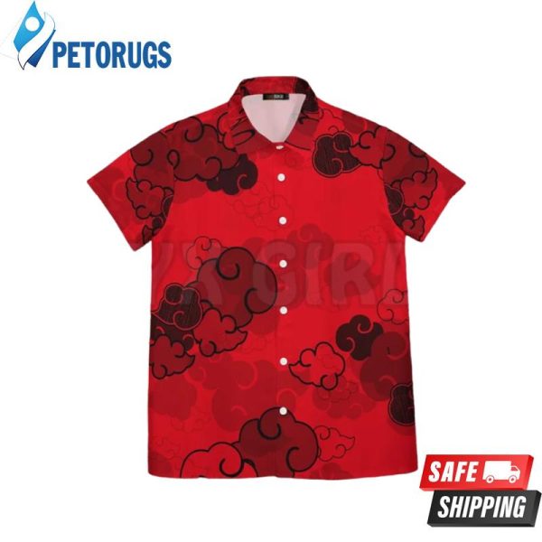 Akatsuki 3D Over Gedrukt Mannen Voor Vrouwen Harajuku Casual Hawaiian Shirt