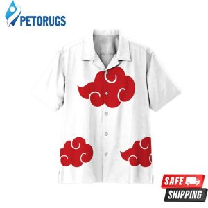 Anime Naruto Shippuden White Akatsuki Custom All Day Tee Hawaiian Shirt