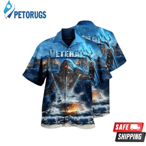 Aquaman Navy Veteran Hawaiian Shirt